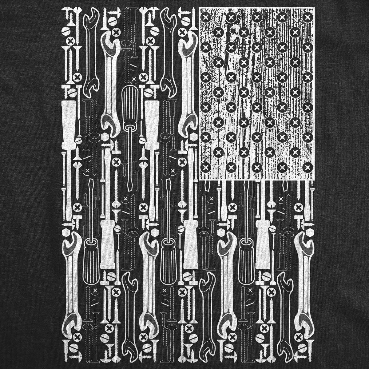 USA Flag Tools Men's T Shirt product image 3