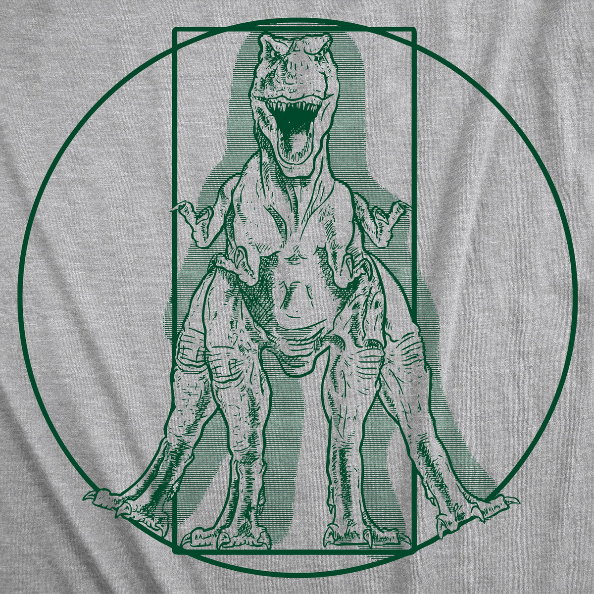 Virtruvian T Rex Men's T Shirt product image 3