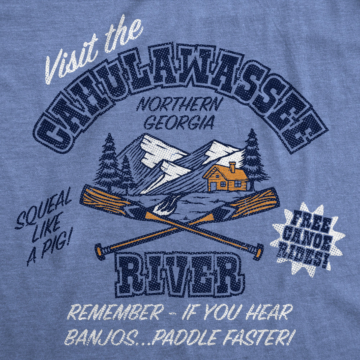 Visit The Cahulawassee River Men's T Shirt product image 3