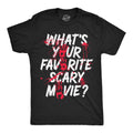 Whats Your Favorite Scary Movie Men's T Shirt product image 1