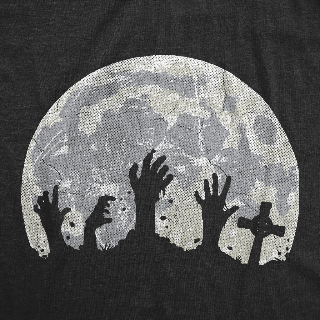 Zombie Hands Moon Men's T Shirt product image 3