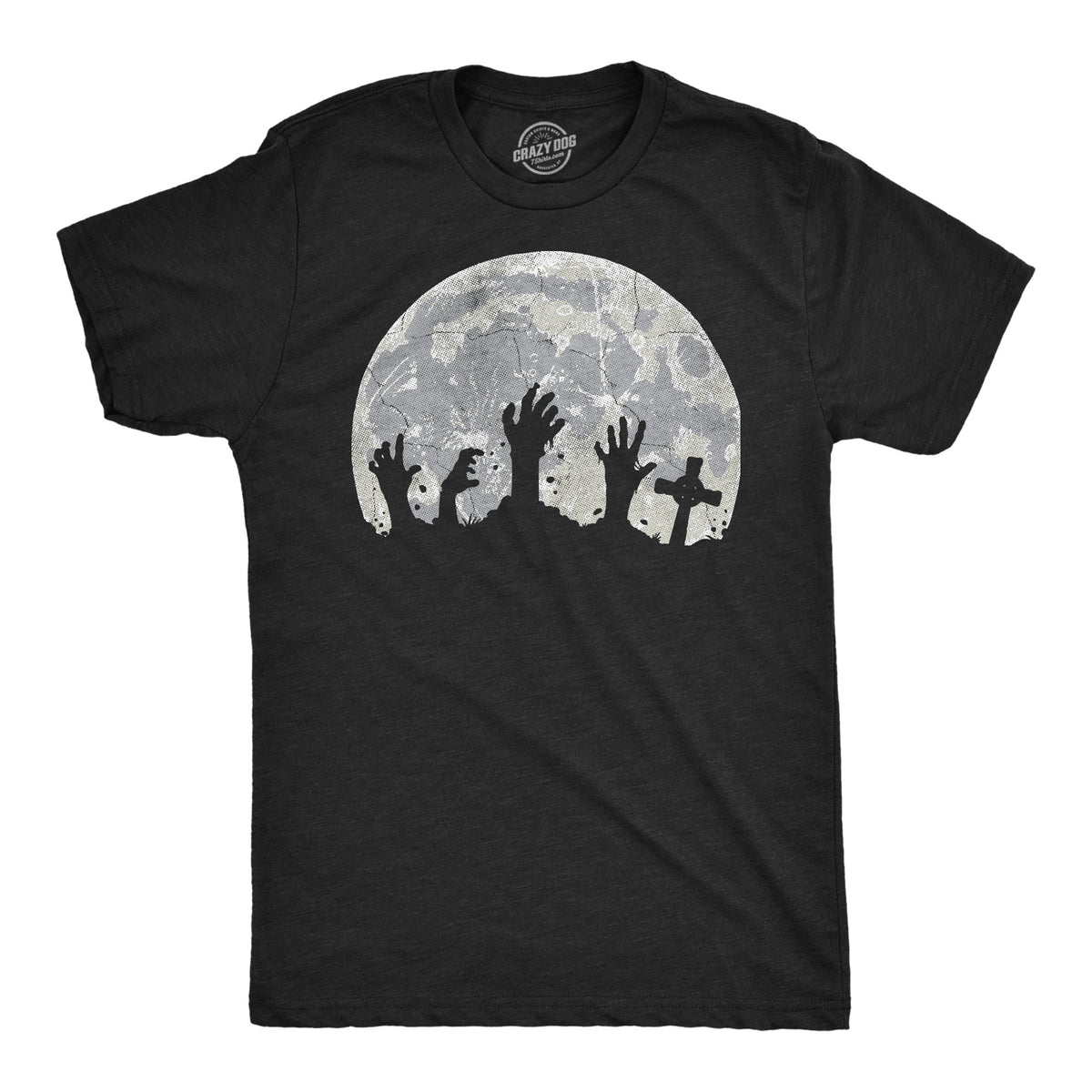 Zombie Hands Moon Men's T Shirt product image 1