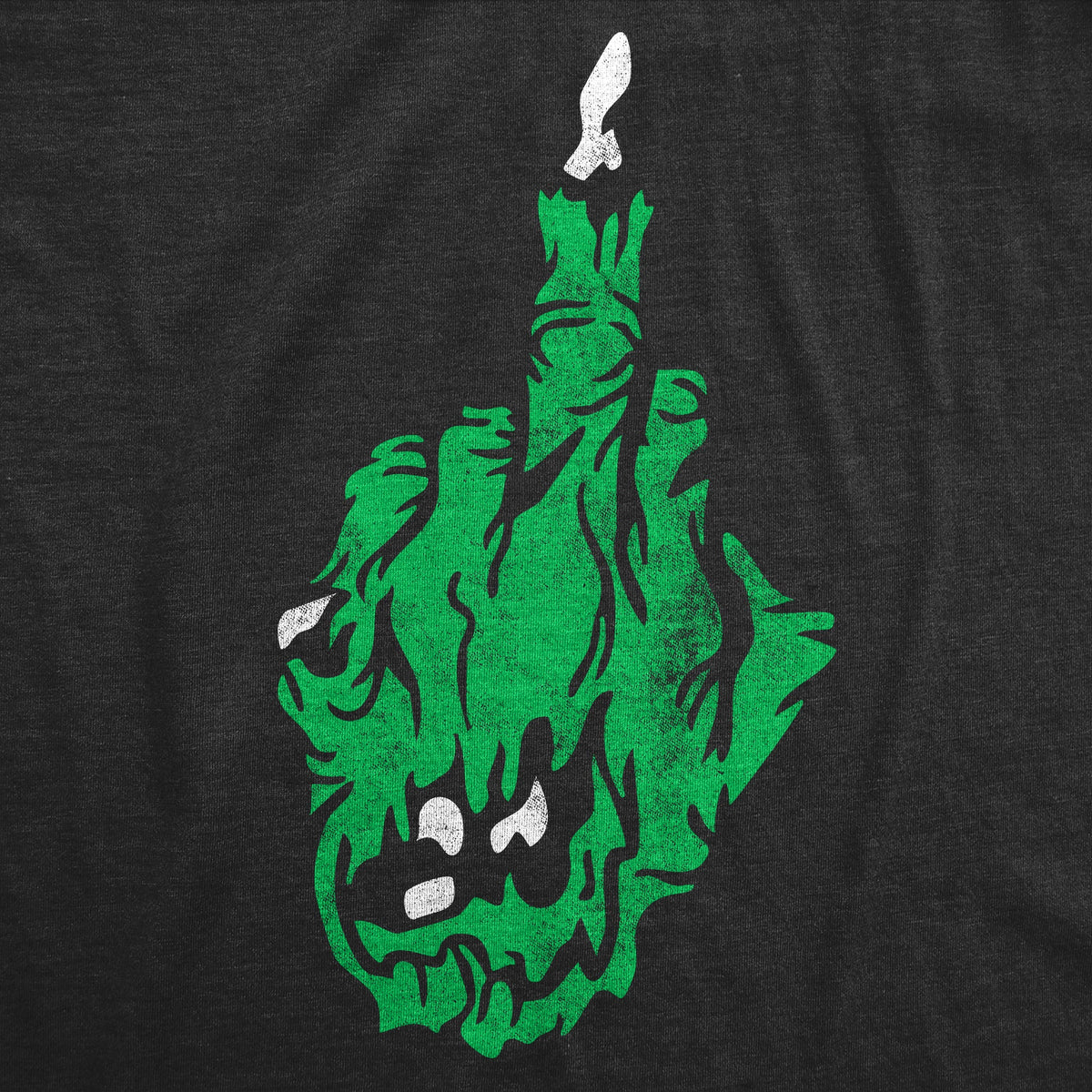 Zombie Middle Finger Men's T Shirt product image 3