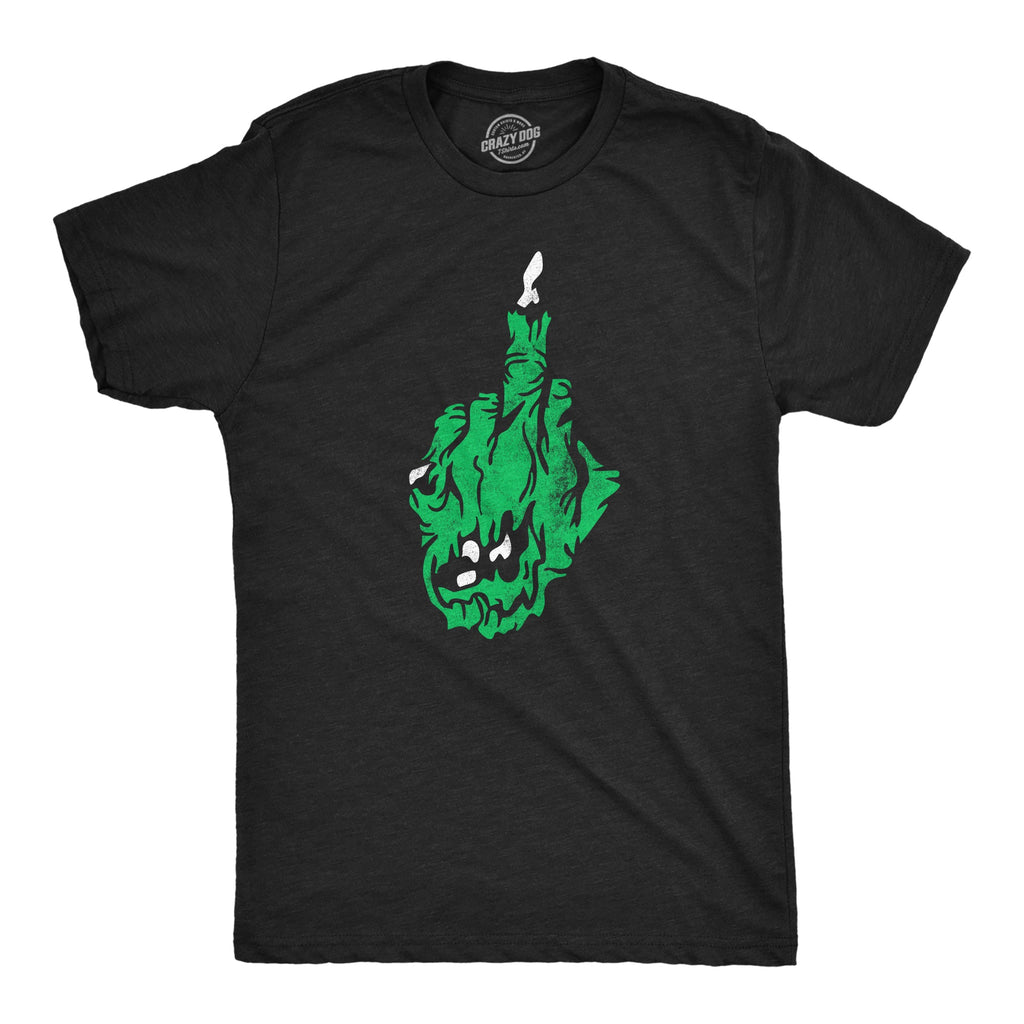 Zombie Middle Finger Men's T Shirt product image 1