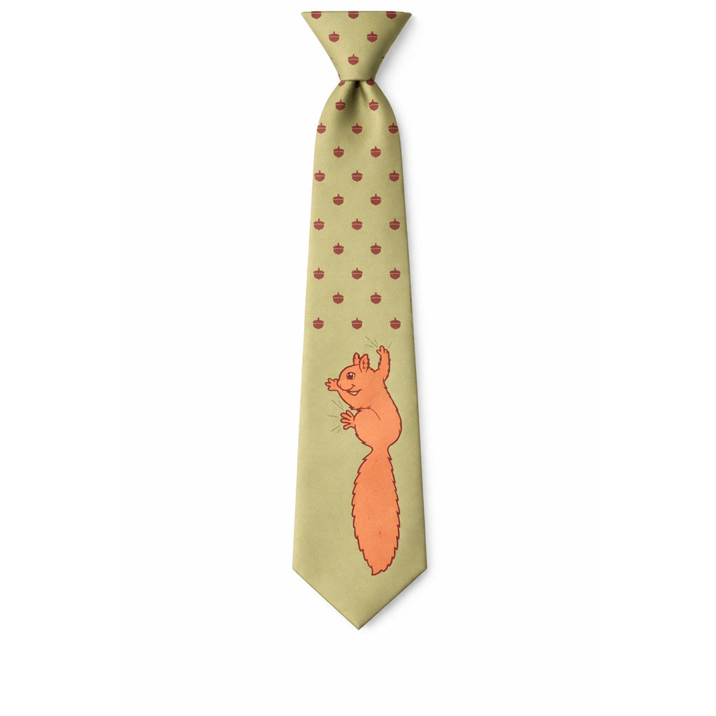 Squirrel Acorns Tie