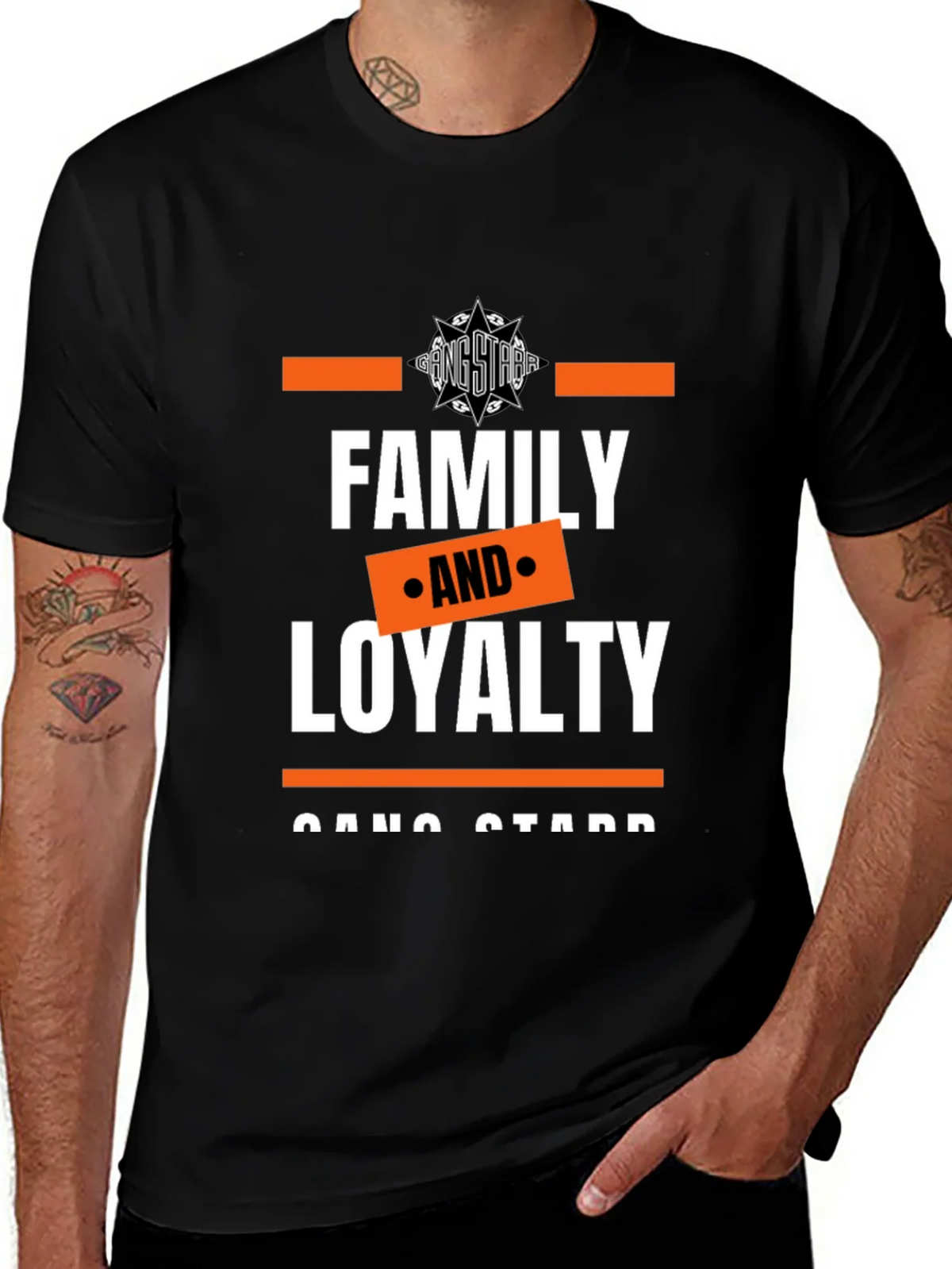 Family and Loyalty Graphic Tee - Gang Starr Inspired product image 1