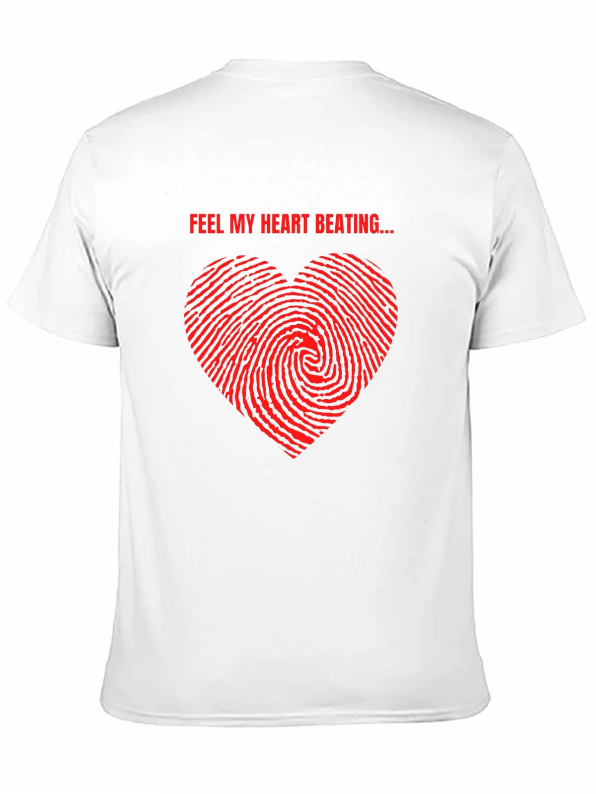 Feel My Heart Beating Black T-Shirt product image 10
