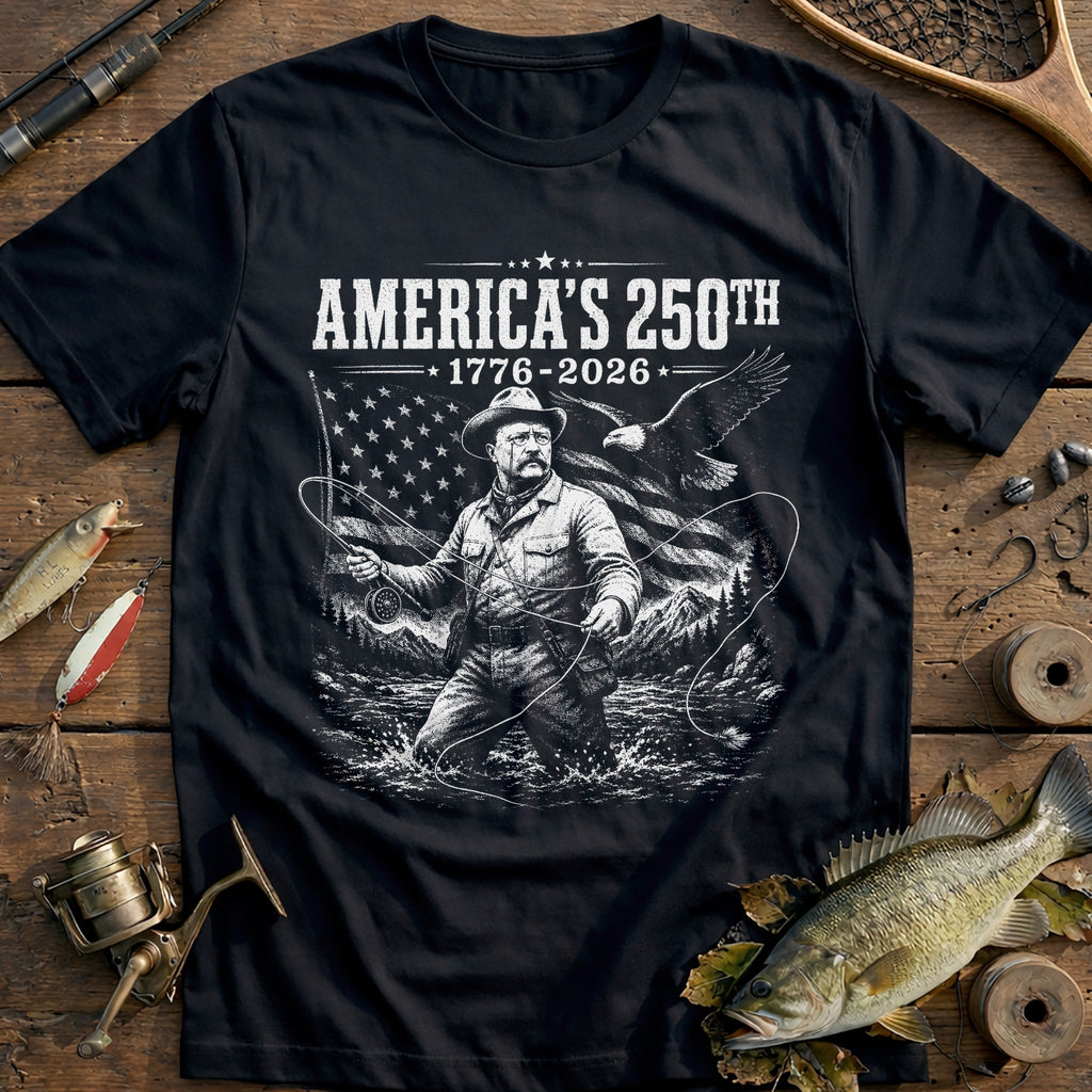 250th Anniversary Cast Fishing T-Shirt EU product image 1