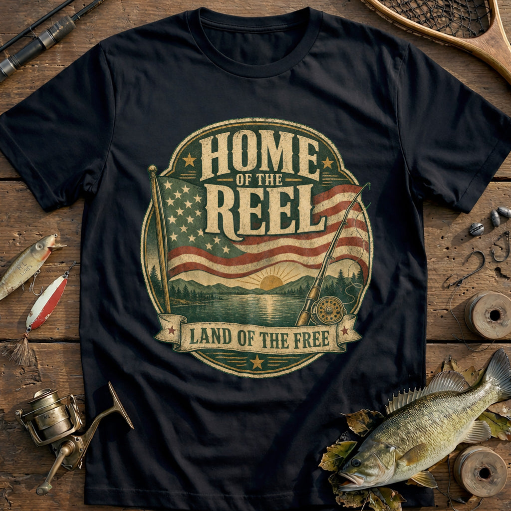 Home of the Reel Fishing T-Shirt product image 2