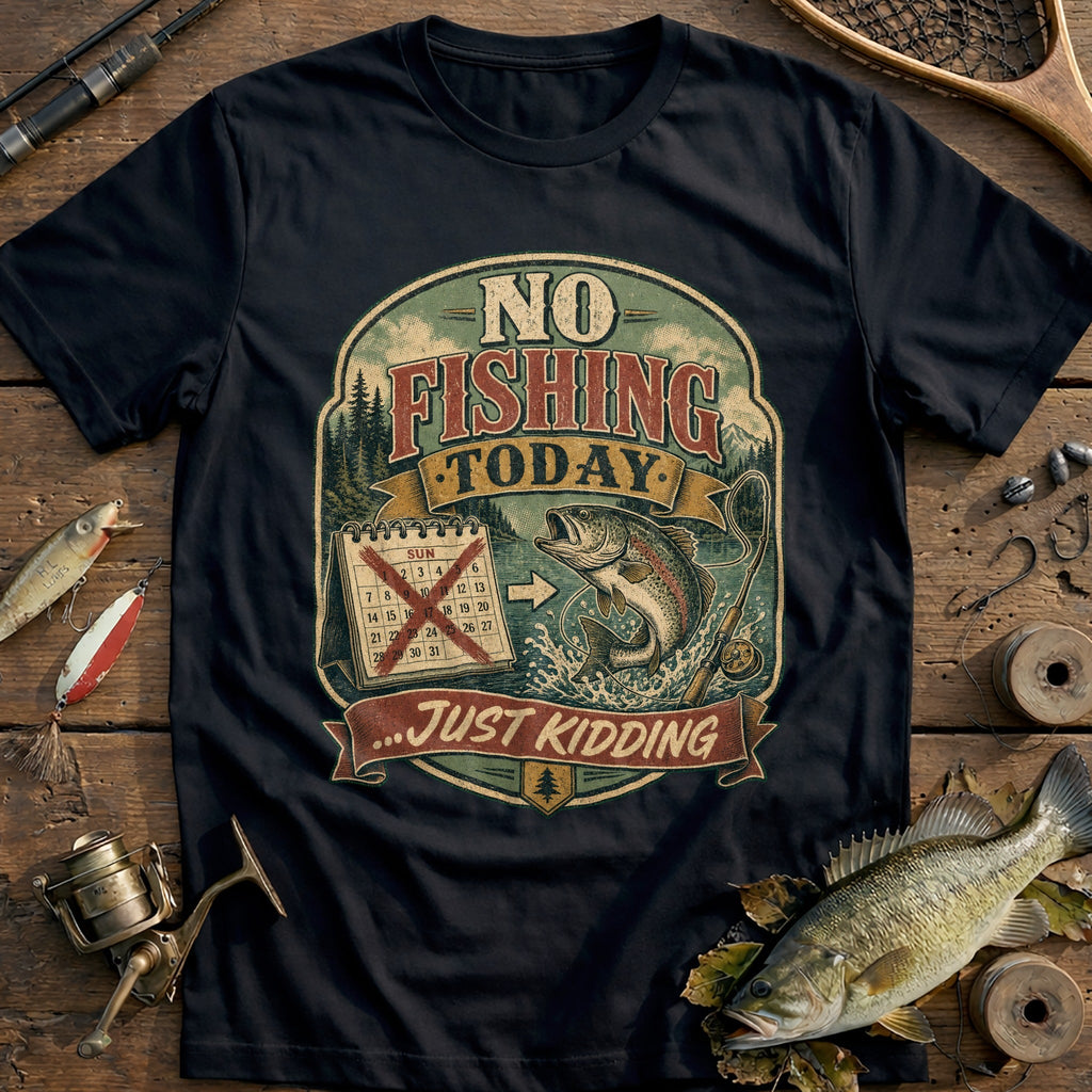 Just Kidding Fishing T-Shirt US product image 3