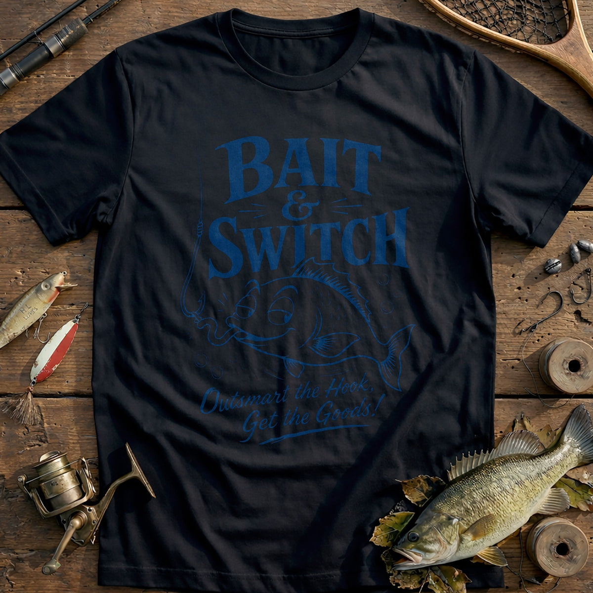 Outsmart the Hook Fishing T-Shirt product image 2