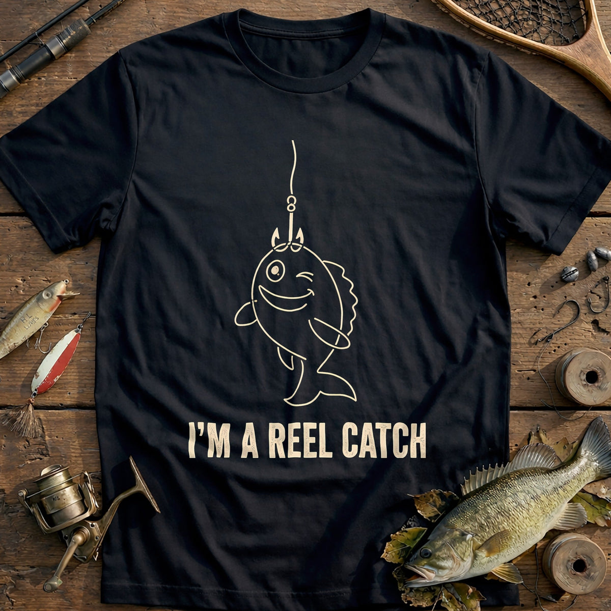Reel Catch Fishing T-Shirt AU product image 2