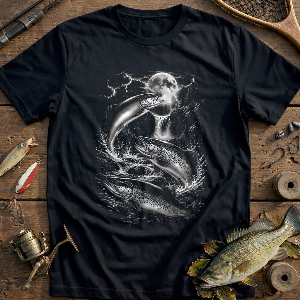 Salmon Run Spirit Fishing T-Shirt AU product image 1