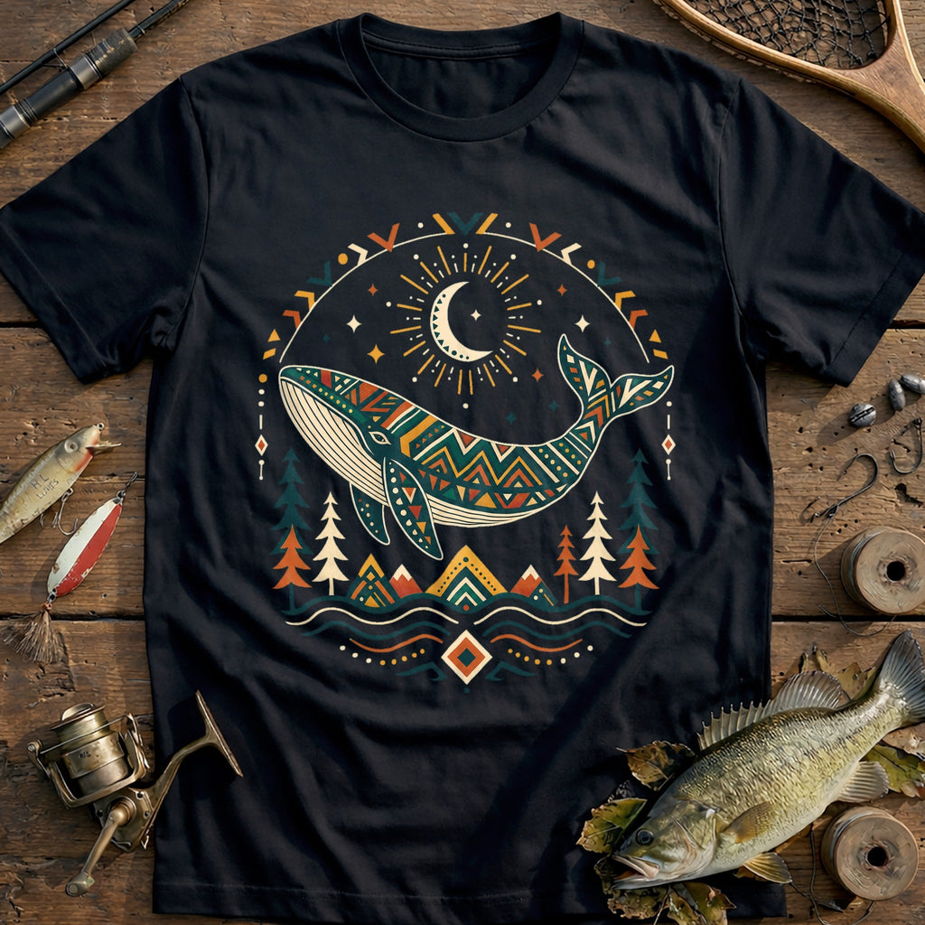 Tribal Spirit Whale Fishing T-Shirt product image 2