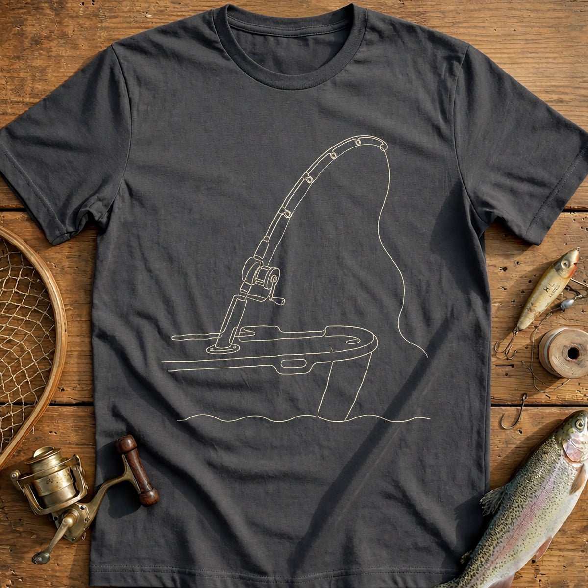 Big Rod Deep Water Fishing T-Shirt AU product image 3
