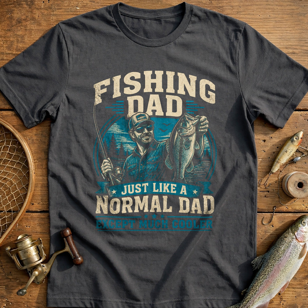 Fishing Dad Cooler T-Shirt EU product image 1