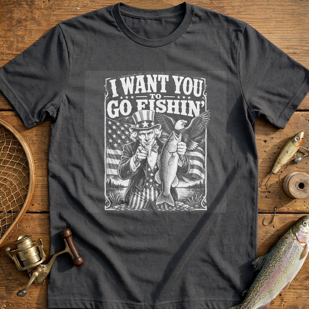 I Want You Fishin' Fishing T-Shirt product image 4