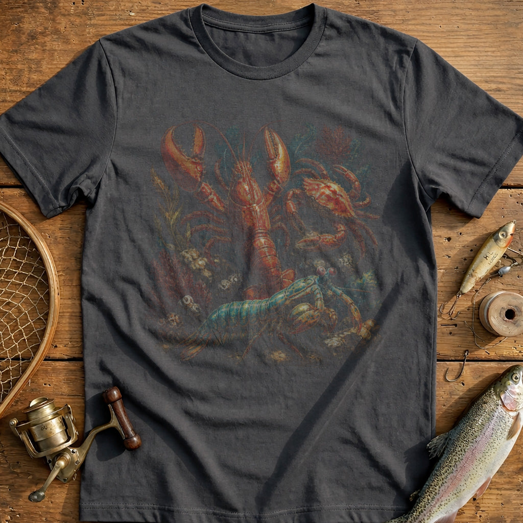 Lobster & Crab Catch Fishing T-Shirt US product image 3