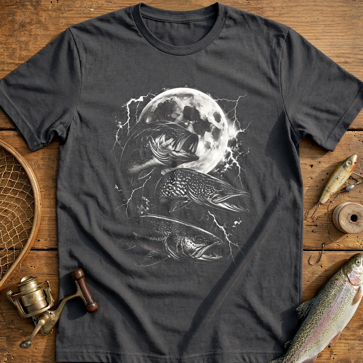 Moon Bite Trinity Fishing T-Shirt US product image 1