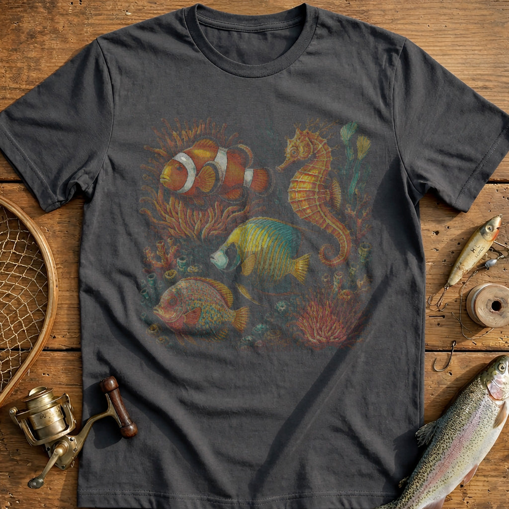 Reef Life Gathering Fishing T-Shirt AU product image 3