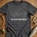 Repeat Cast, Win Fishing T-Shirt AU product image 1