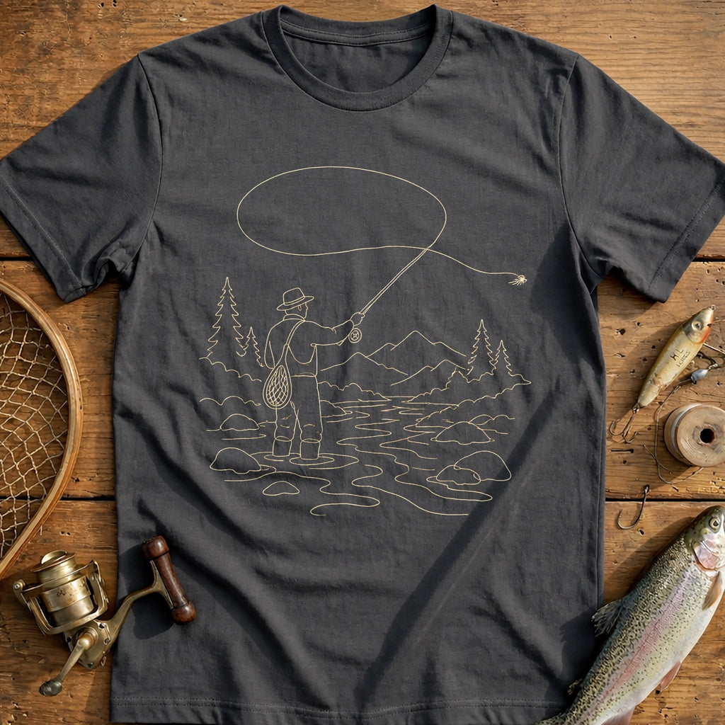 Stream Cast Dream Fishing T-Shirt product image 4