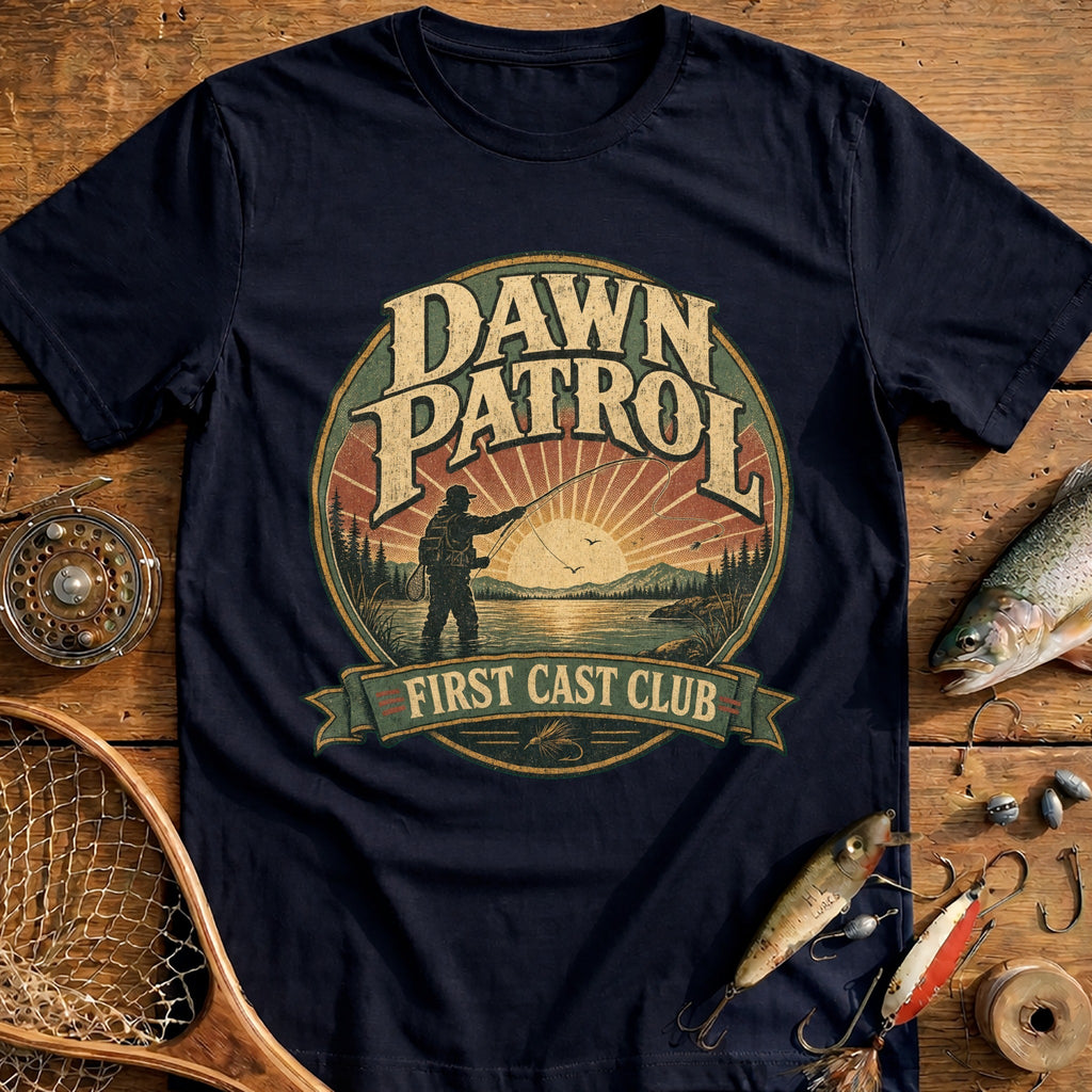 First Cast Club Fishing T-Shirt US product image 2