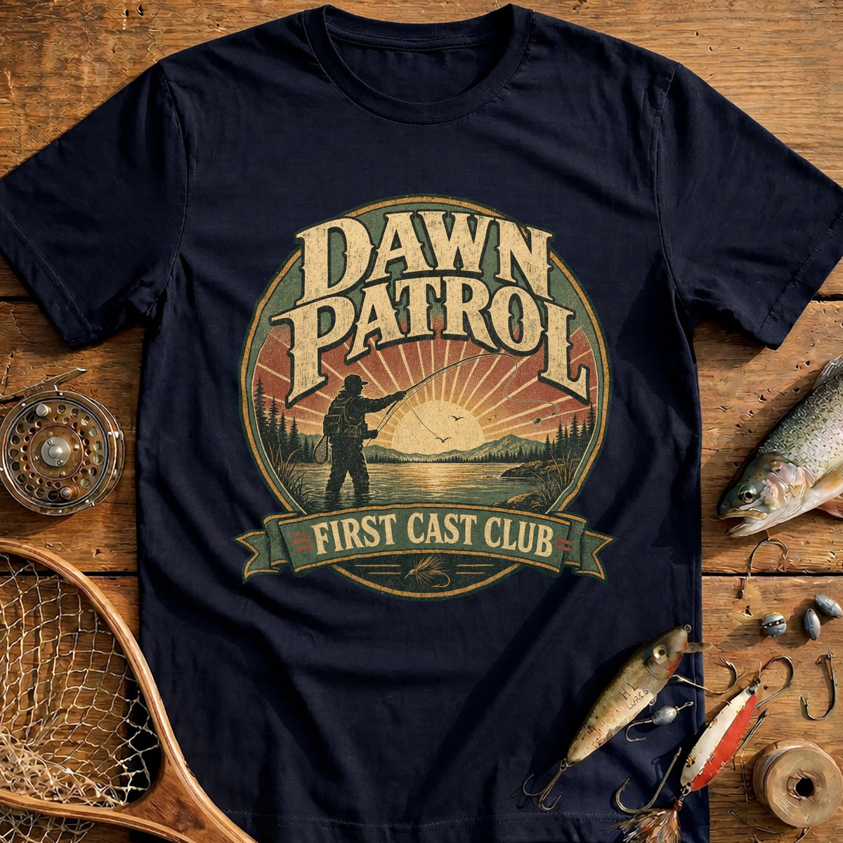 First Cast Club Fishing T-Shirt US product image 2