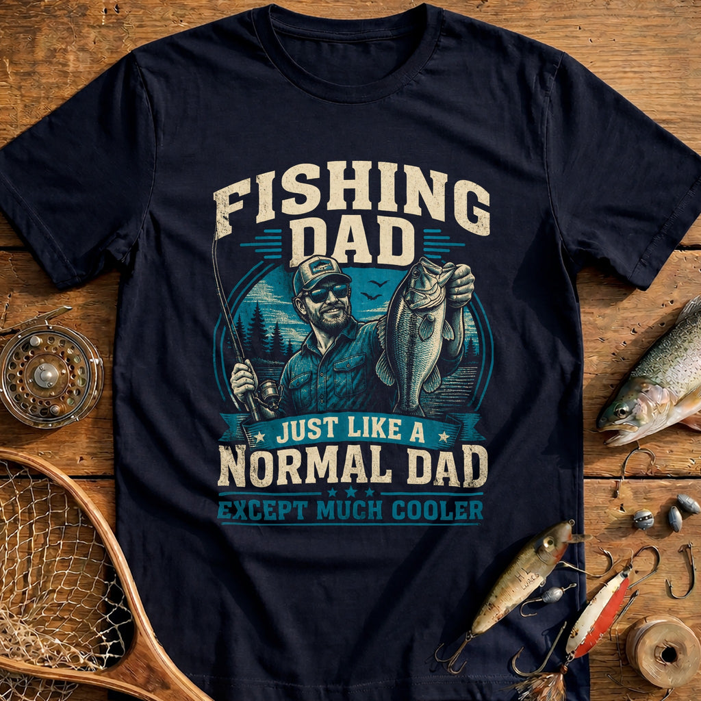 Fishing Dad Cooler T-Shirt EU product image 2