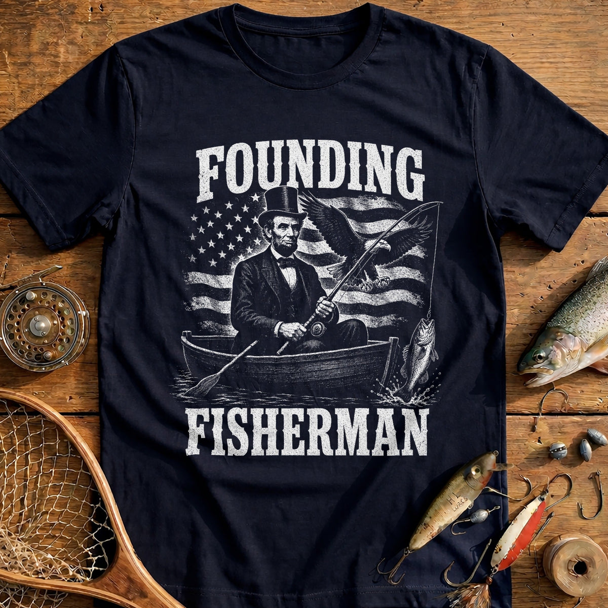 Founding Cast Fishing T-Shirt EU product image 2