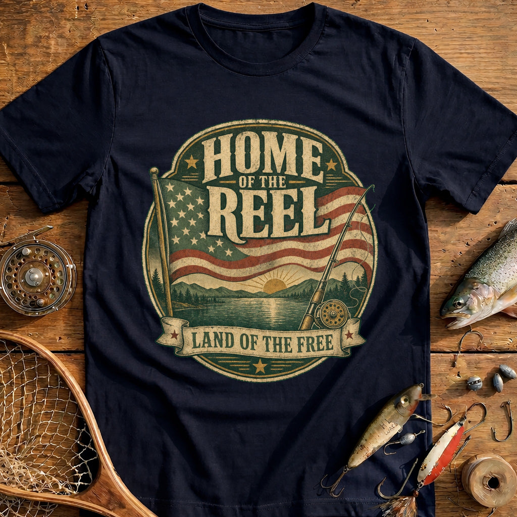 Home of the Reel Fishing T-Shirt product image 1