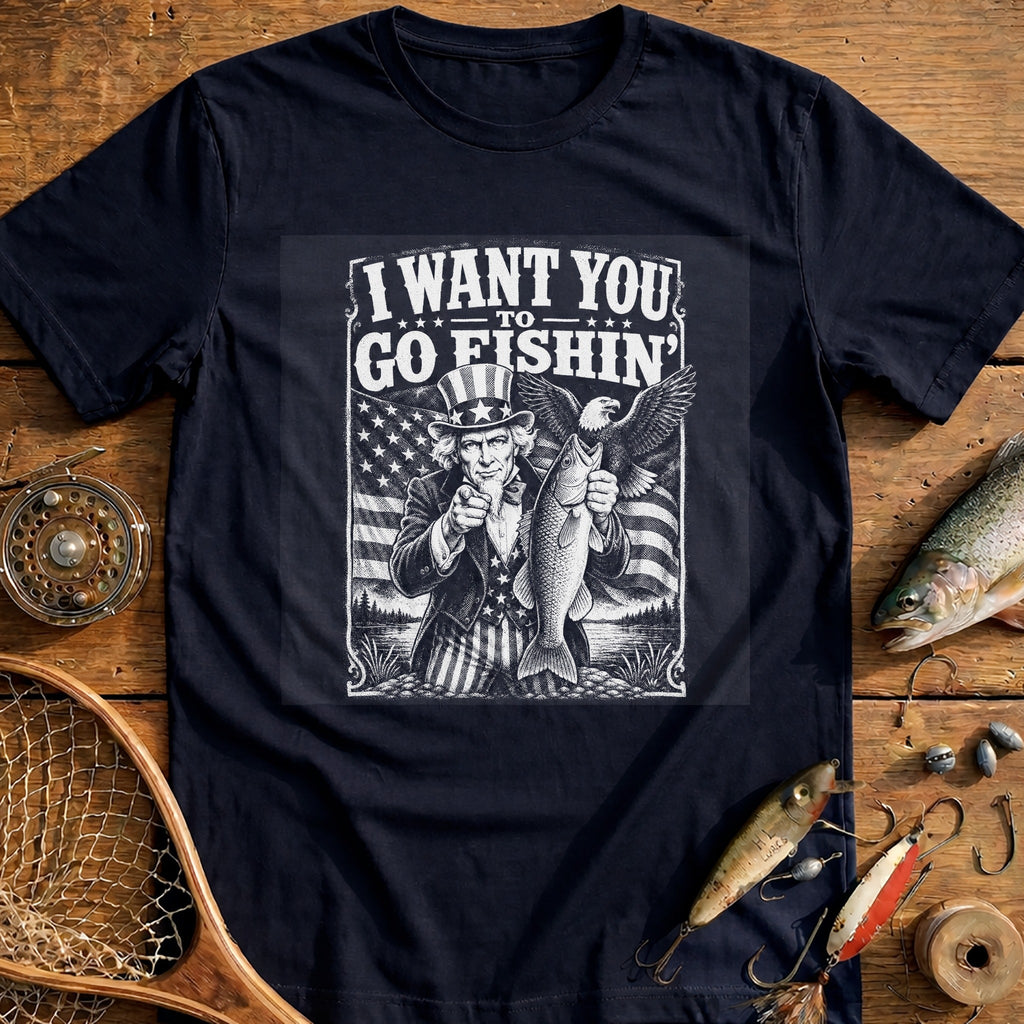 I Want You Fishin' Fishing T-Shirt product image 2