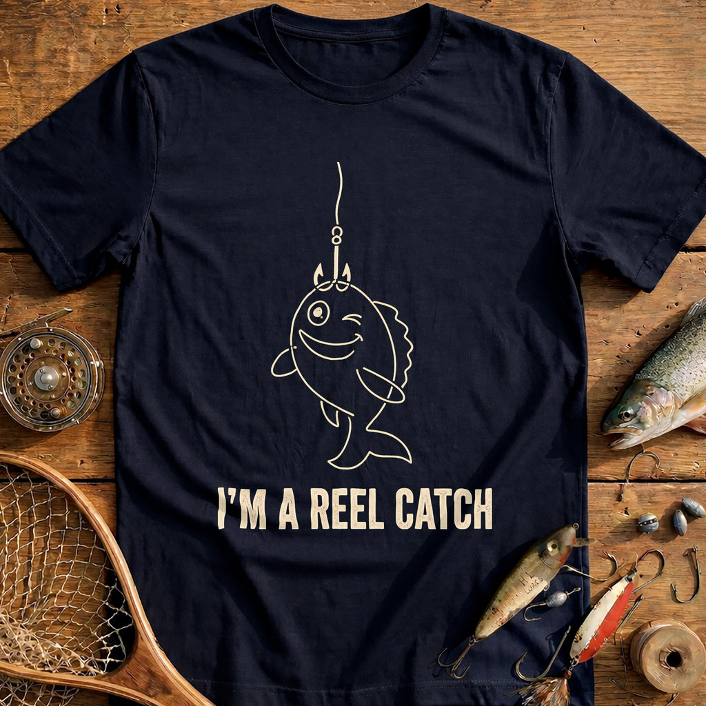 Reel Catch Fishing T-Shirt AU product image 1