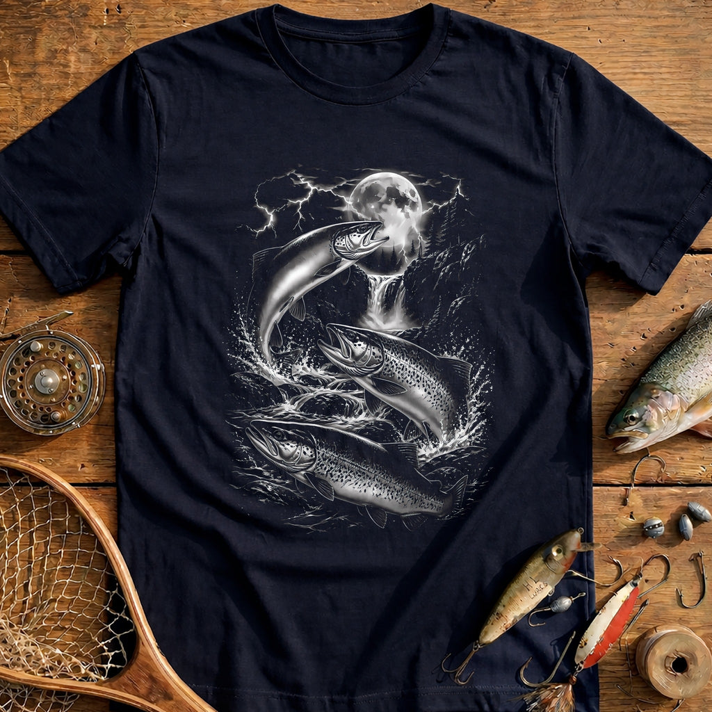 Salmon Run Spirit Fishing T-Shirt AU product image 2