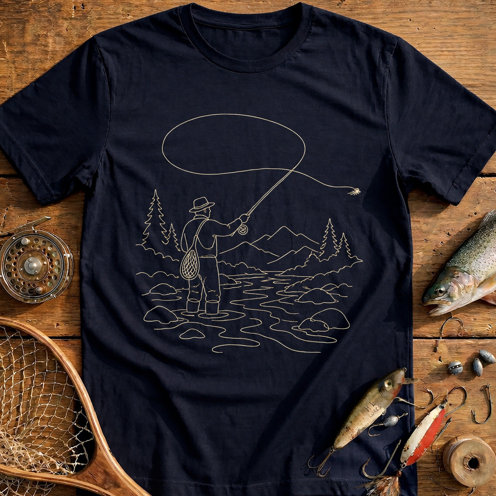 Stream Cast Dream Fishing T-Shirt product image 2