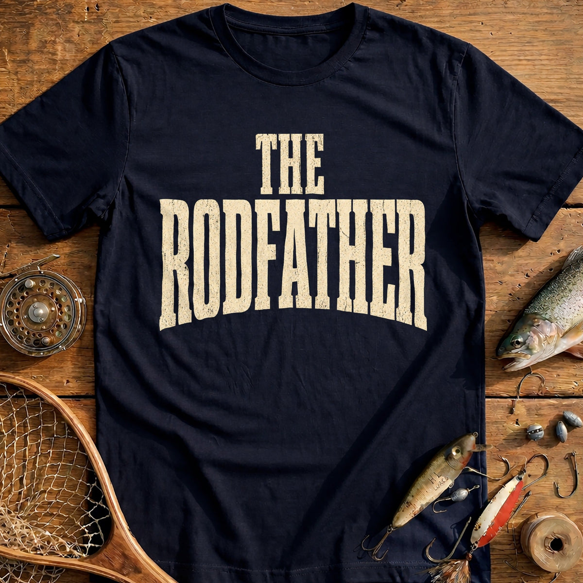 The Woodfather Fishing T-Shirt AU product image 1