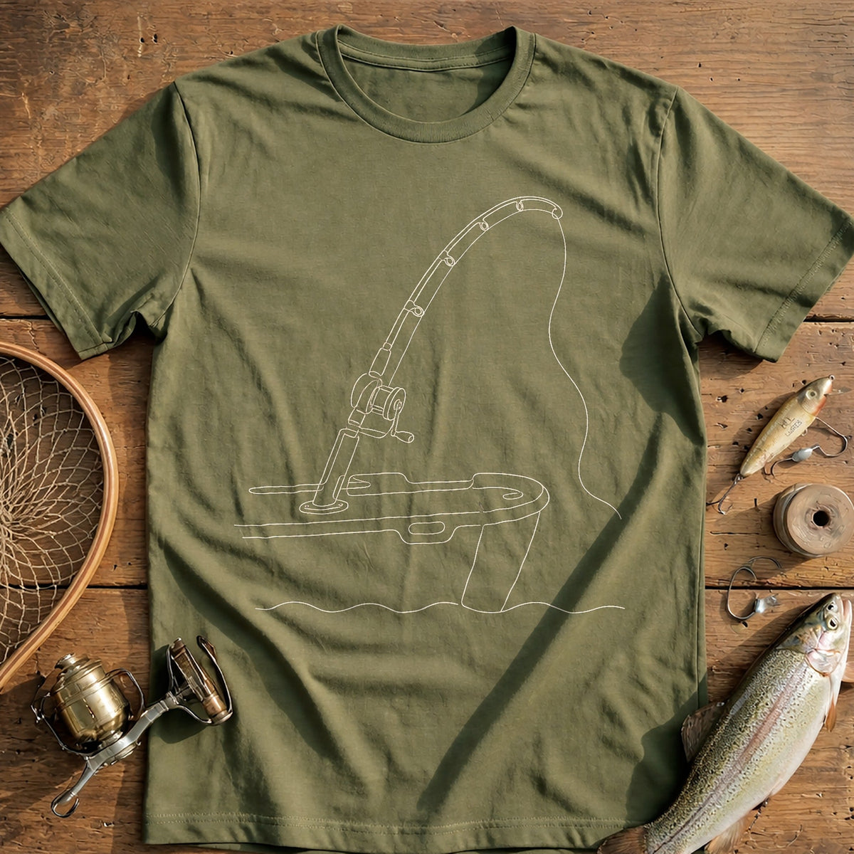 Big Rod Deep Water Fishing T-Shirt AU product image 4