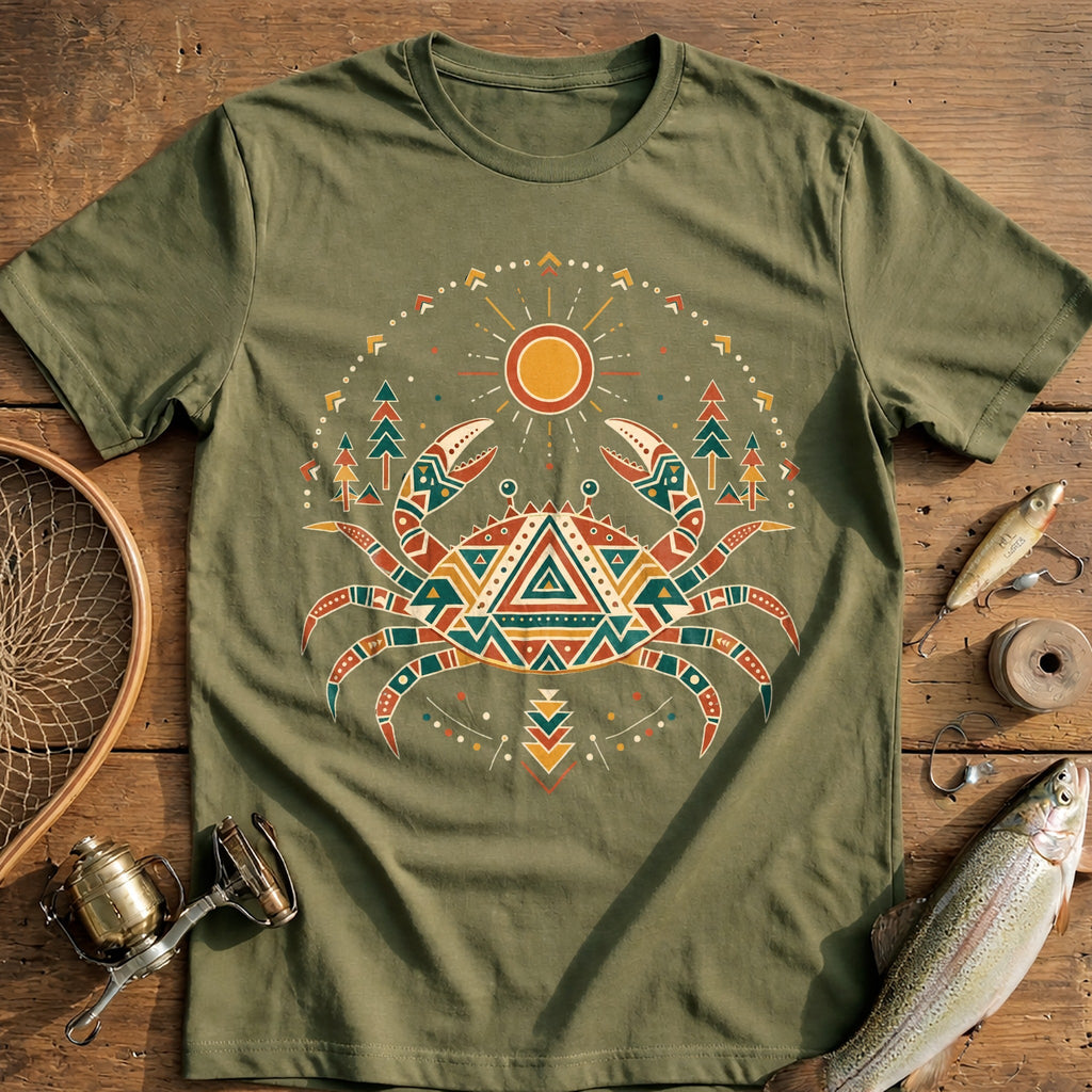 Crab Spirit Rising Fishing T-Shirt US product image 1