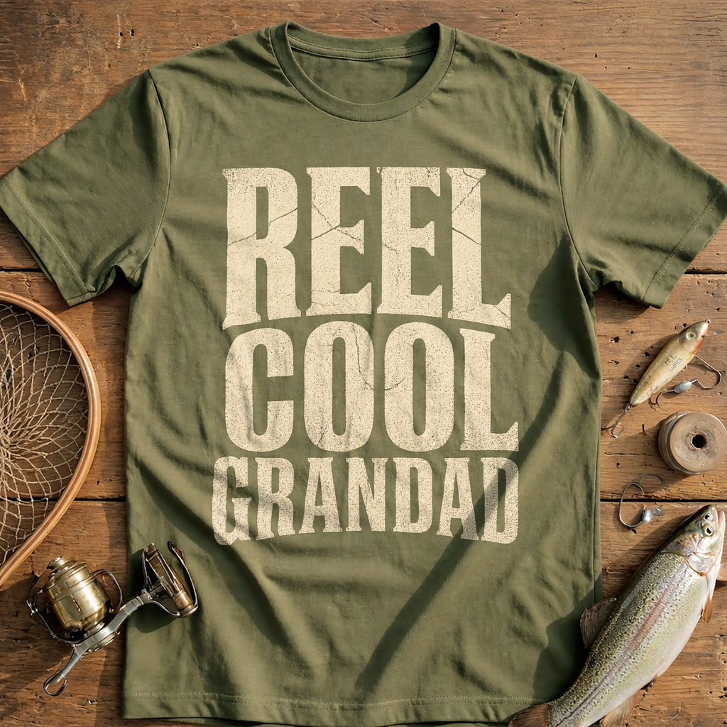 Grandad, Reel Cool Fishing T-Shirt AU product image 4