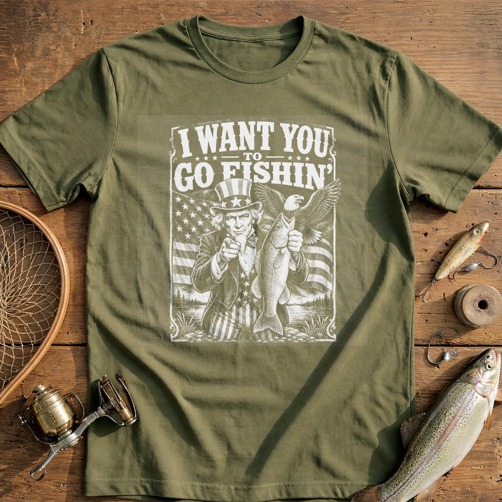 I Want You Fishin' Fishing T-Shirt product image 1