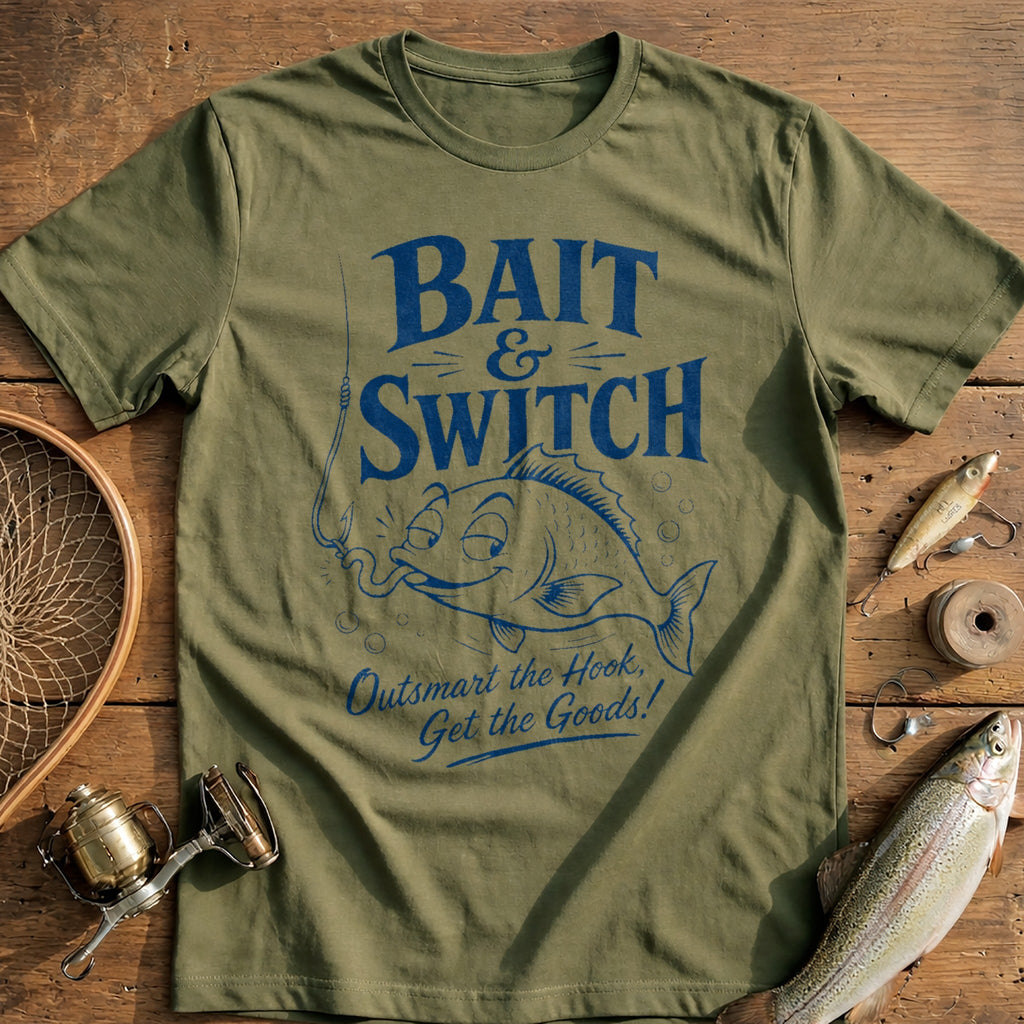 Outsmart the Hook Fishing T-Shirt product image 4