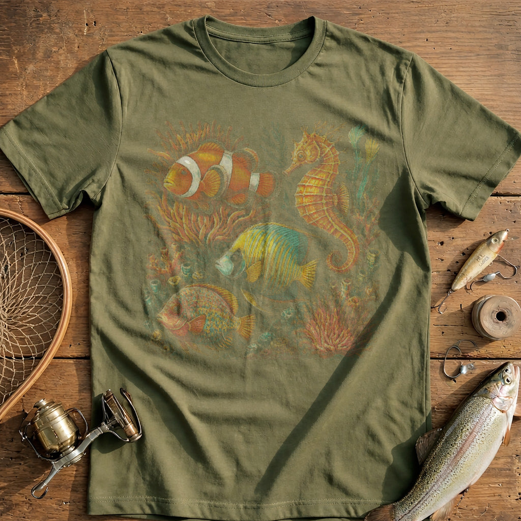 Reef Life Gathering Fishing T-Shirt AU product image 4