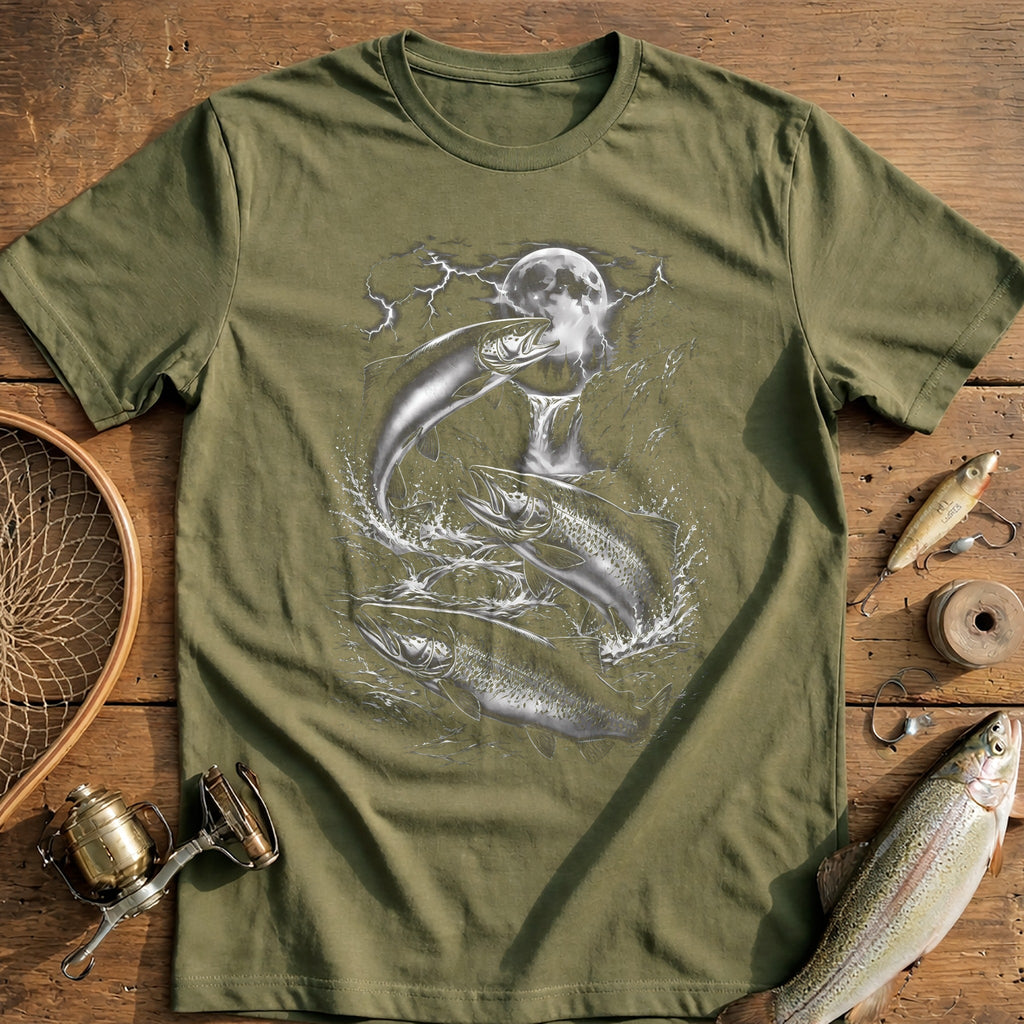 Salmon Run Spirit Fishing T-Shirt AU product image 4