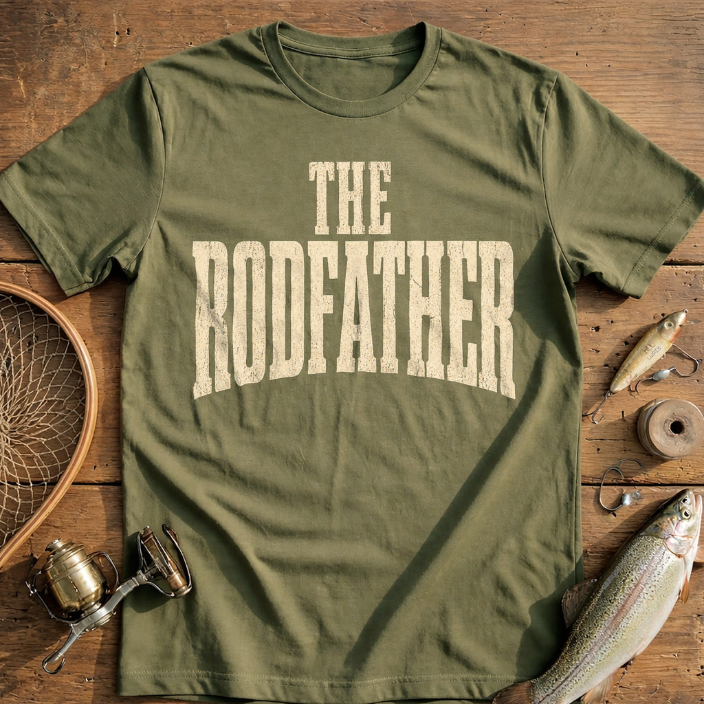 The Woodfather Fishing T-Shirt EU product image 4