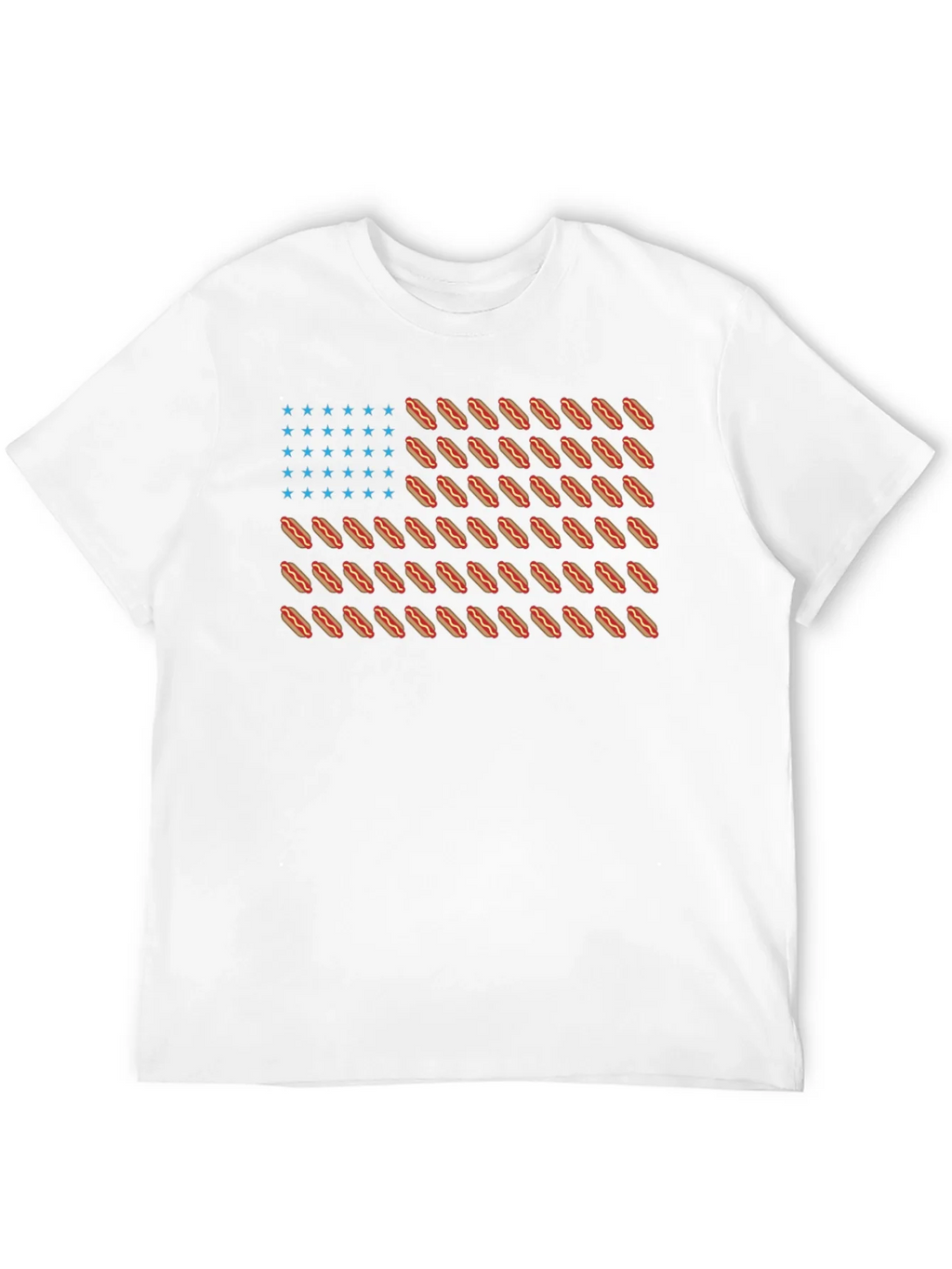 Hot Dog Flag Graphic T-Shirt product image 9