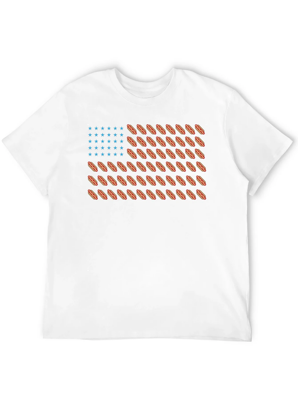 Hot Dog Flag Graphic T-Shirt product image 9