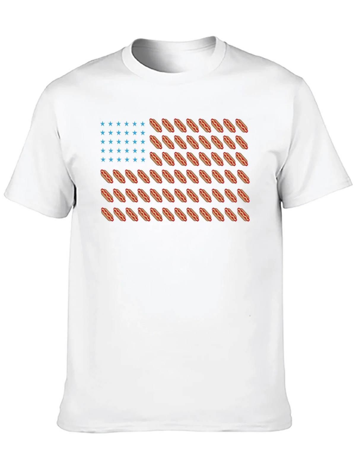 Hot Dog Flag Graphic T-Shirt product image 7