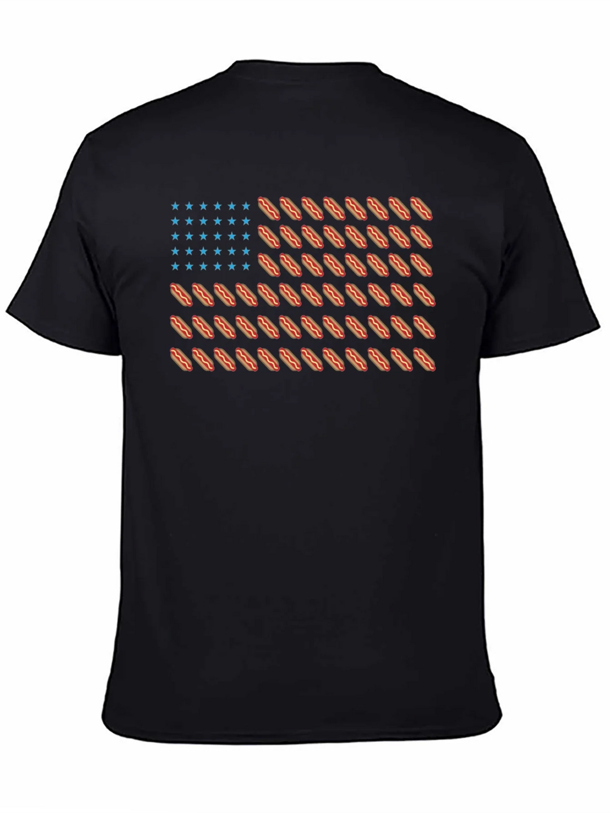 Hot Dog Flag Graphic T-Shirt product image 4