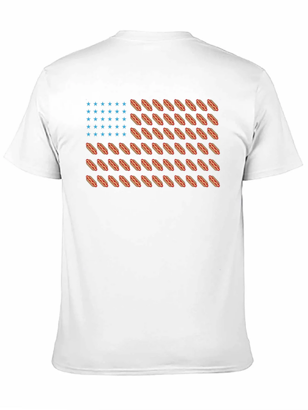 Hot Dog Flag Graphic T-Shirt product image 8