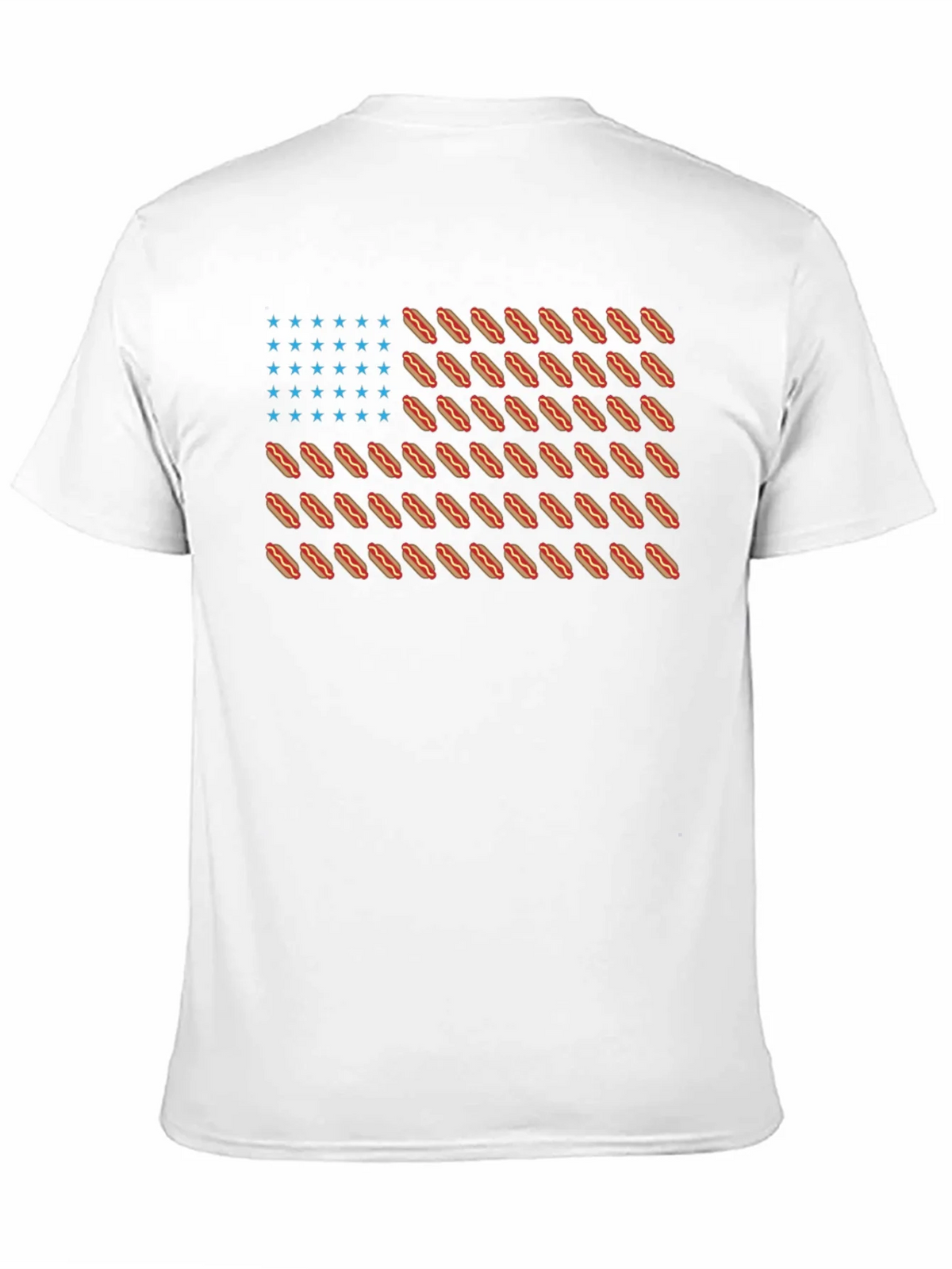 Hot Dog Flag Graphic T-Shirt product image 8